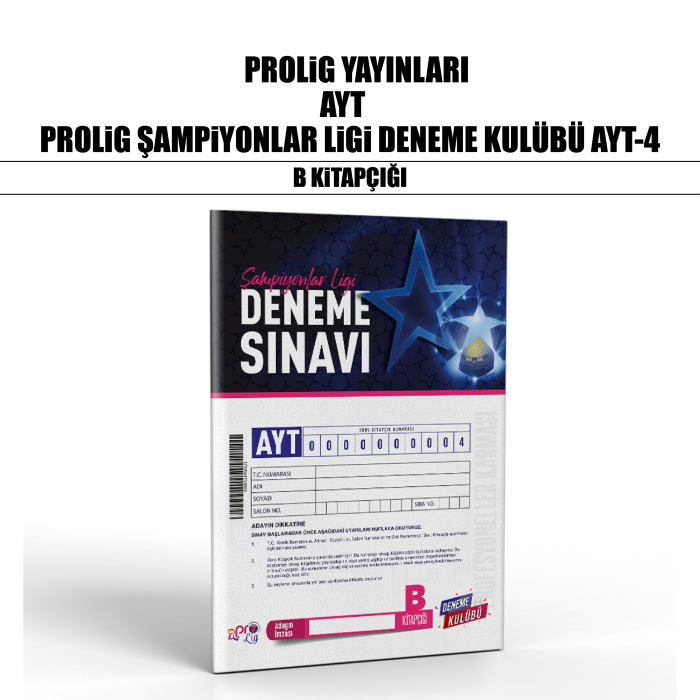 PROLİG ŞAMPİYONLR LİGİ YKS AYT DNM KLB 4-B - 25-26